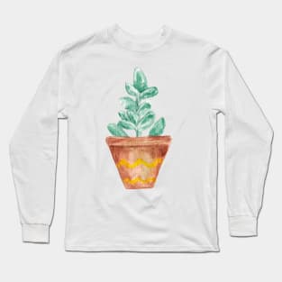 Watercolor cactus Long Sleeve T-Shirt